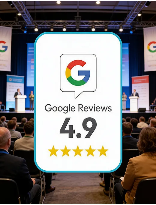 Google 4.9★ Rated Event Company